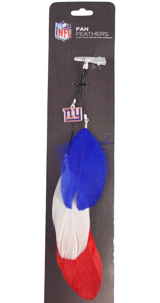 New York Giants New York Giants Team Color Feather Hair Clip CO 686699153618