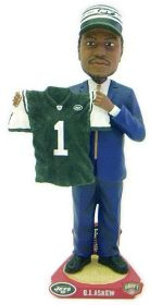 Bobble Heads New York Jets B.J. Askew Draft Pick Forever Collectibles Bobblehead 681329109911