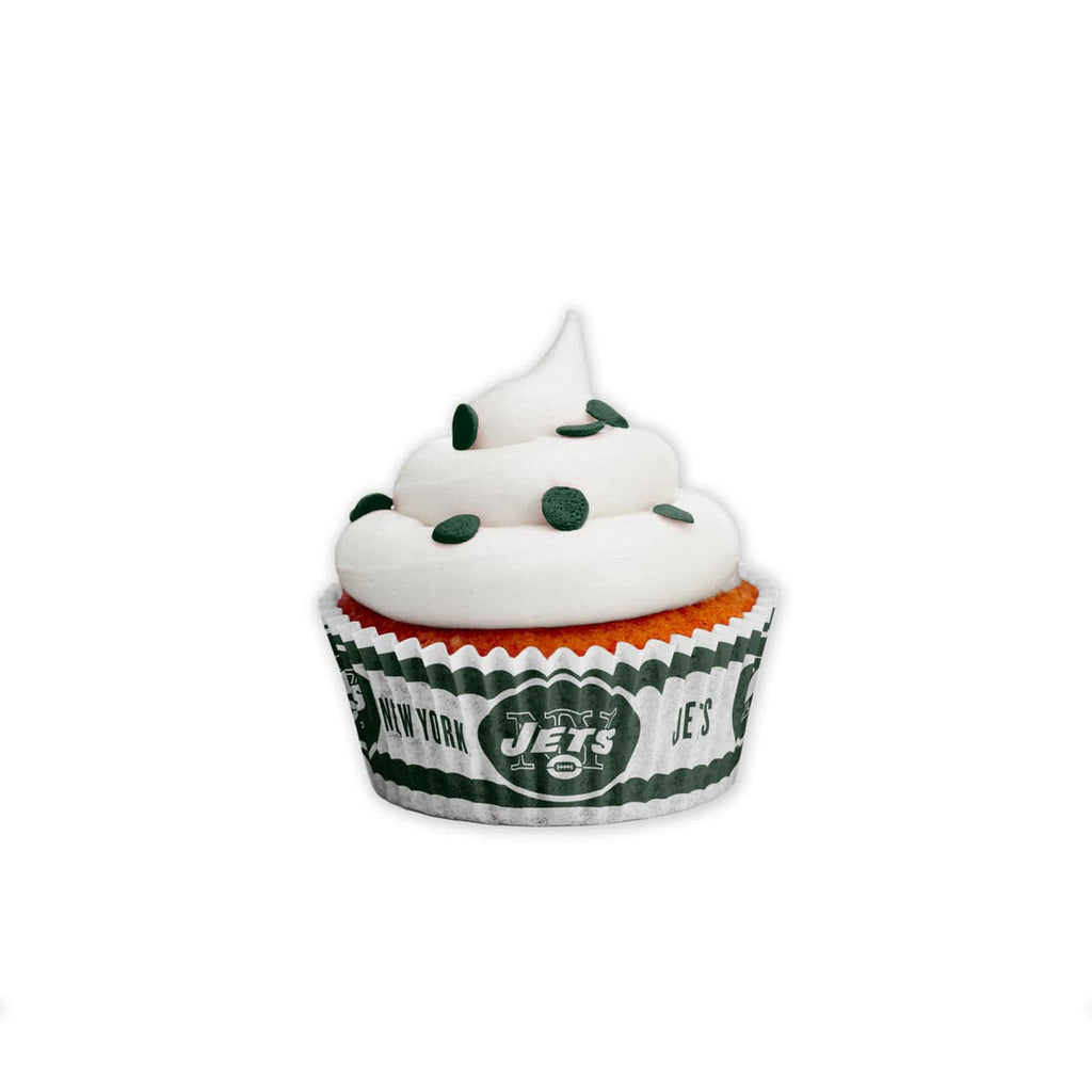 Baking Cups New York Jets Baking Cups Large 50 Pack 771831272224