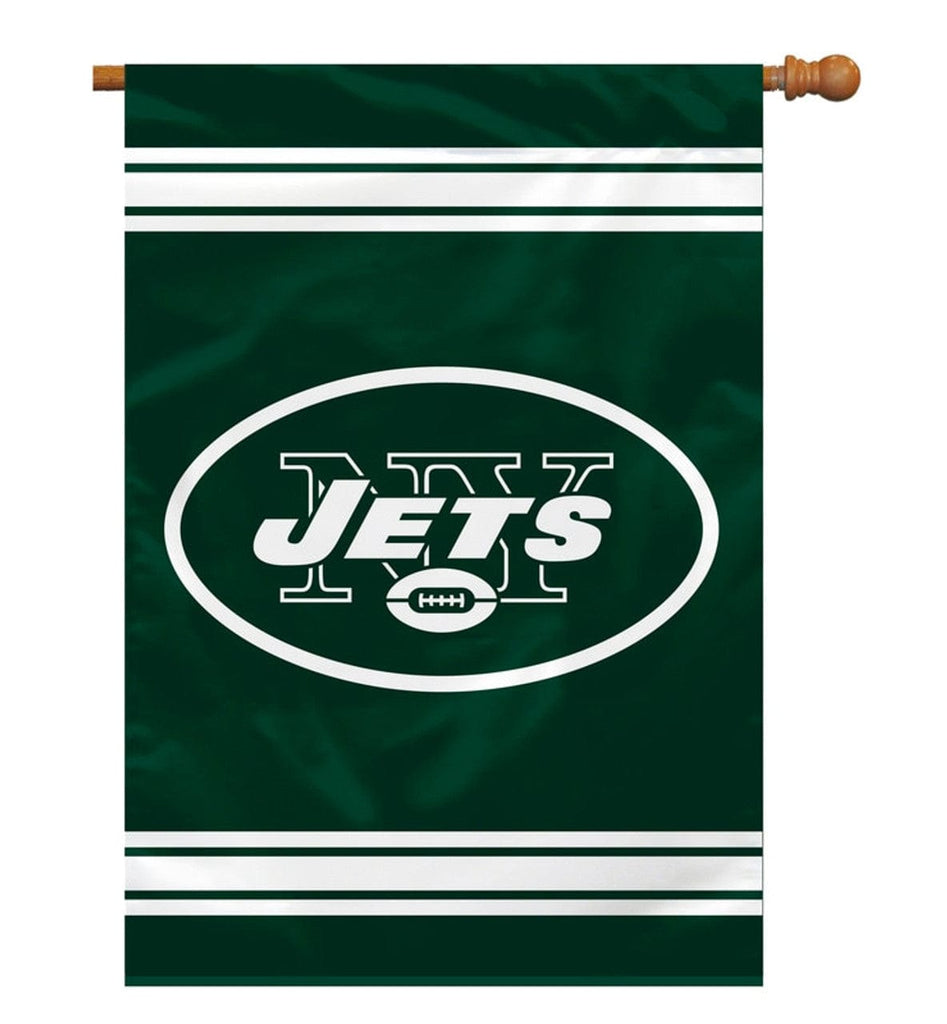 New York Jets New York Jets Banner 28x40 House Flag Style 2 Sided Special Order 023245948395