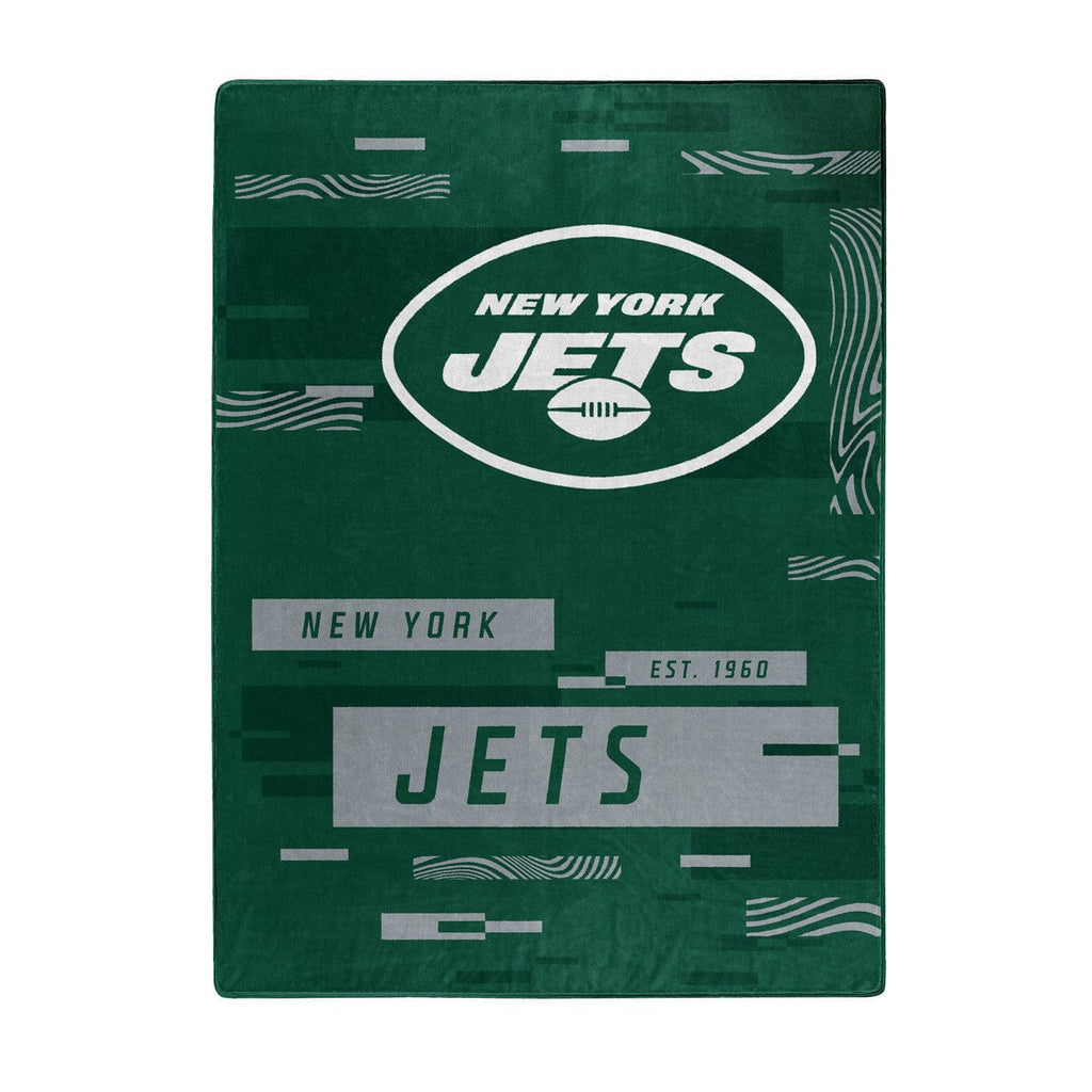 Blankets New York Jets Blanket 60x80 Raschel Digitize Design 190604333434