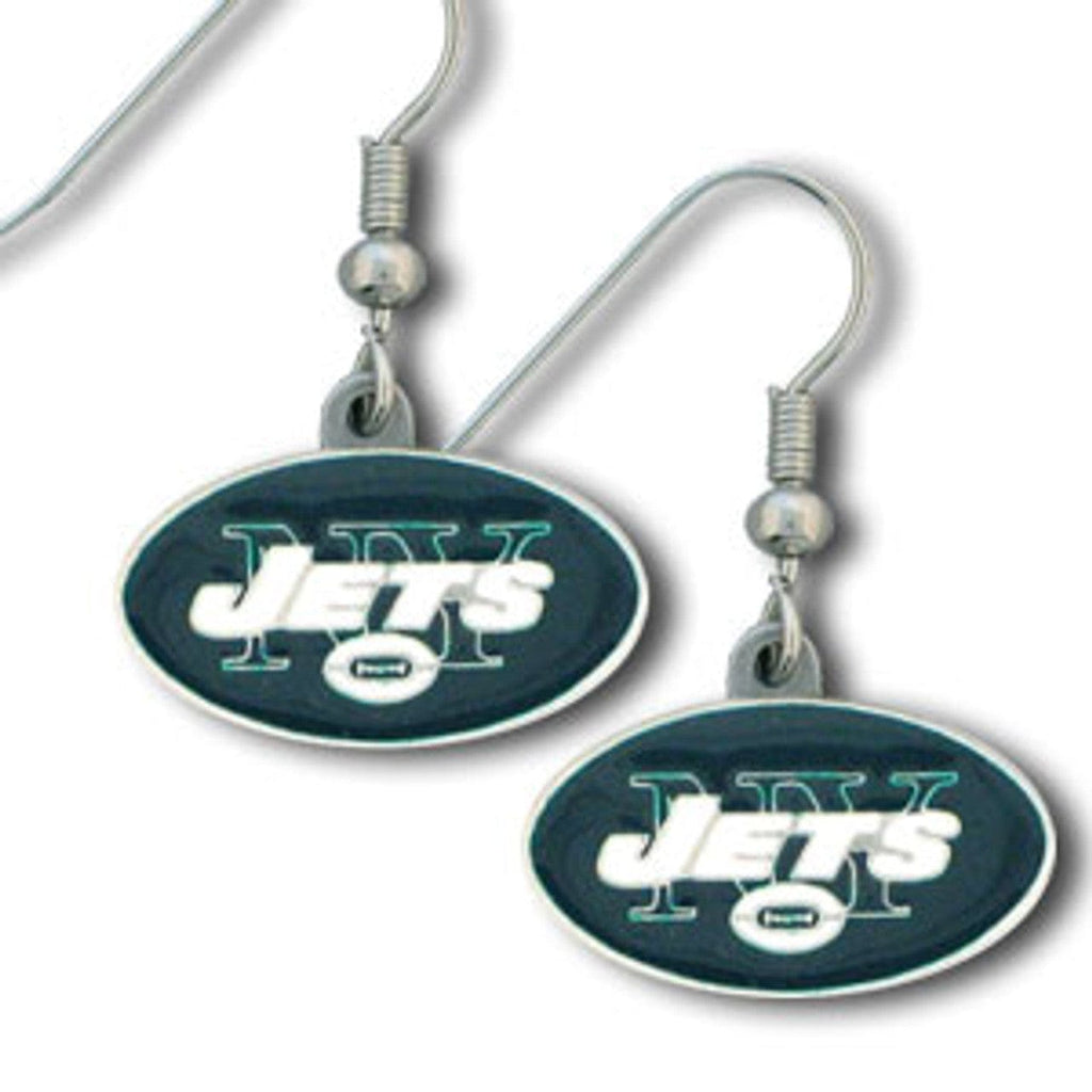 Jewelry Earrings Dangle New York Jets Dangle Earrings - Special Order 754603091018