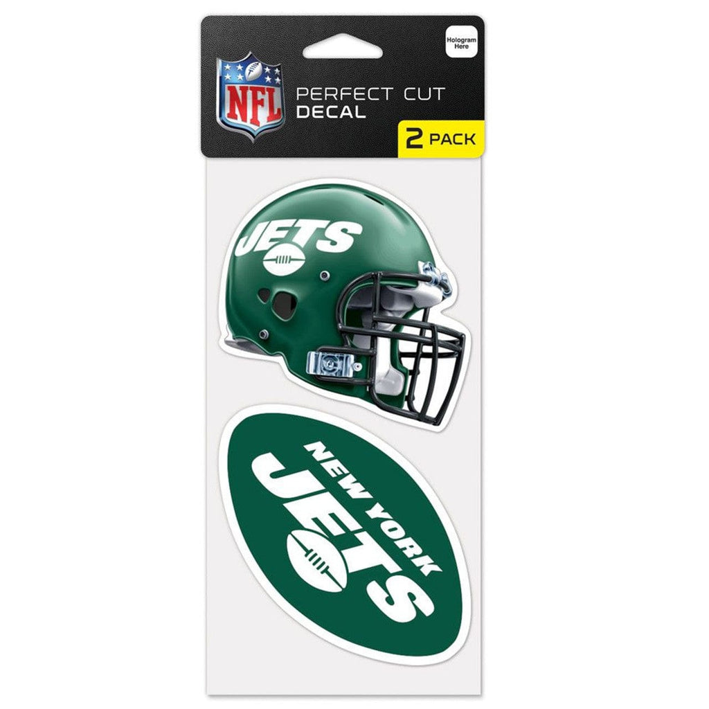 Decal 4x4 Perfect Cut Set of 2 New York Jets Decal 4x4 Perfect Cut Set of 2 - Special Order 032085475787