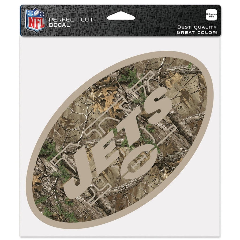 Decal 8x8 Perfect Cut Color New York Jets Decal 8x8 Perfect Cut Camo - Special Order 032085125118