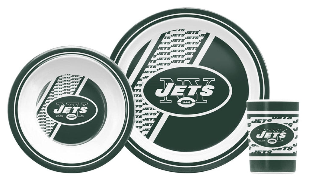 New York Jets New York Jets Dinner Set Child 5 Piece CO 094131119052