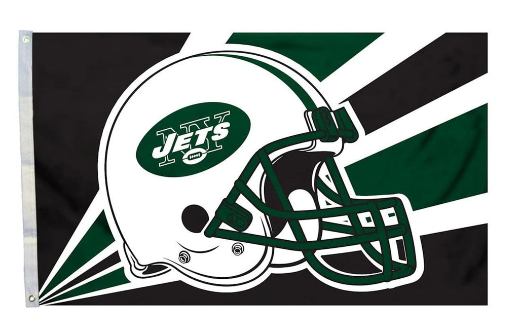 Flag 3x5 New York Jets Flag 3x5 Helmet Design - Special Order 023245942393