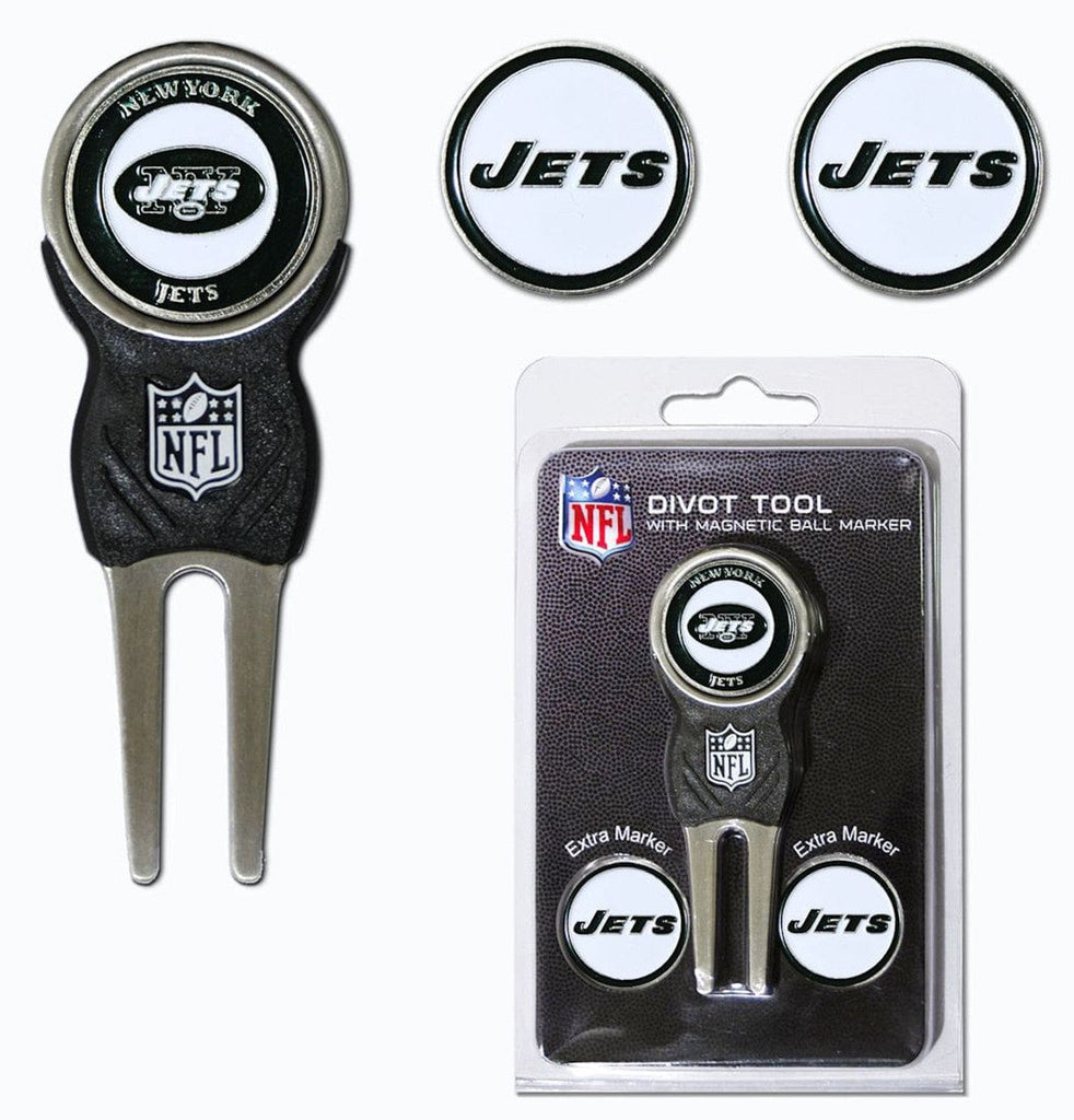 Golf Divot Tool with 3 Markers New York Jets Golf Divot Tool with 3 Markers - Special Order 637556320452