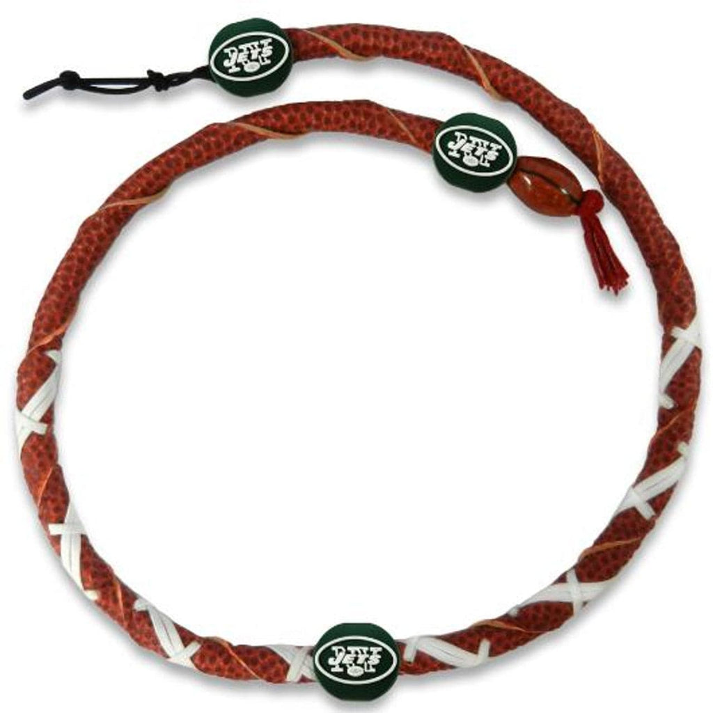 New York Jets New York Jets Necklace Spiral Football CO 844214025615