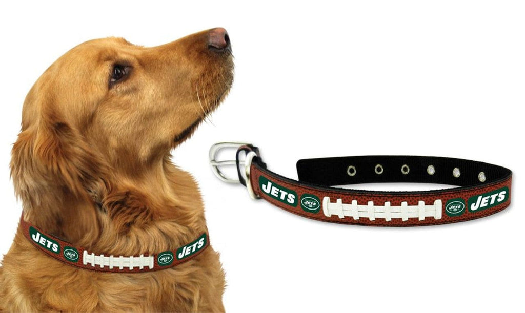 New York Jets New York Jets Pet Collar Leather Size Large CO 844214061828