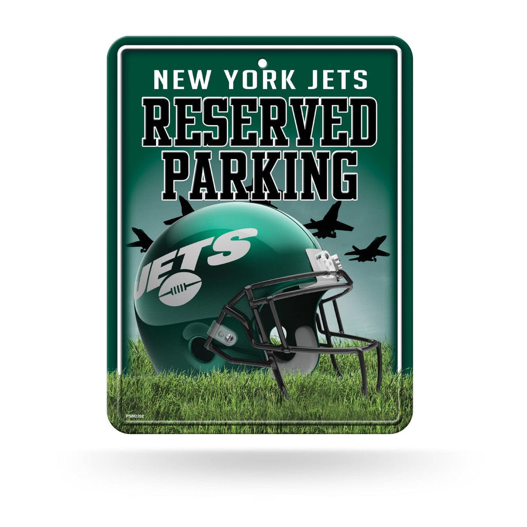 Sign Metal Parking New York Jets Sign Metal Parking - Special Order 767345623812