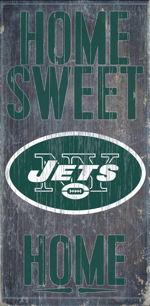 Sign 6x12 Home Sweet Home New York Jets Wood Sign - Home Sweet Home 6"x12" 878460048500