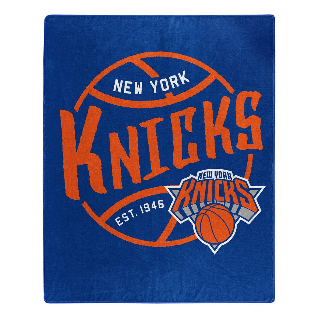 Blankets 50x60 Raschel New York Knicks Blanket 50x60 Raschel Blacktop Design 190604161792