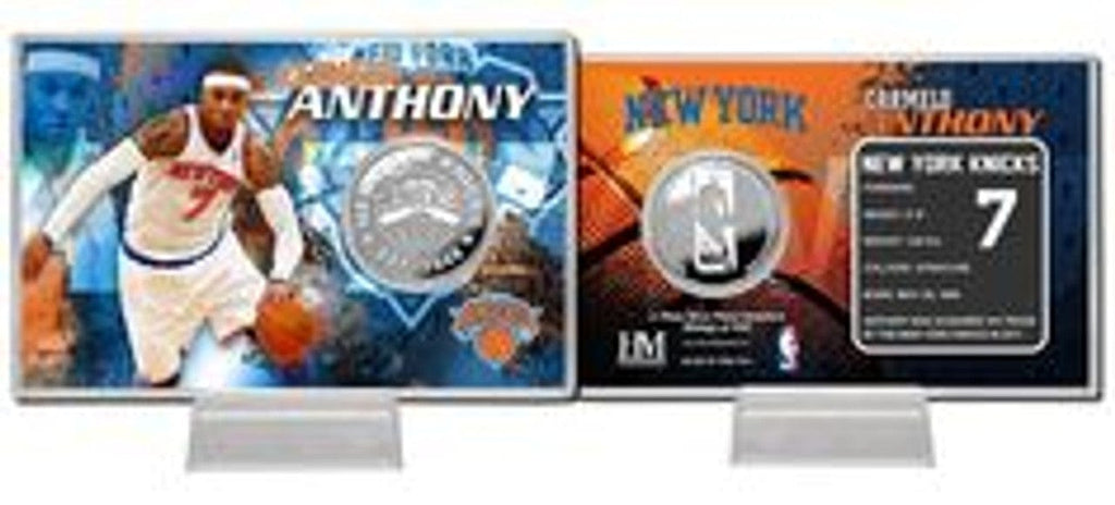 Collectable Coin Misc. New York Knicks Carmelo Anthony Coin Card - Silver Stad 633204791032