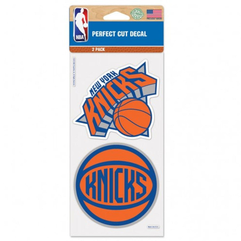 Decal 4x4 Perfect Cut Set of 2 New York Knicks Decal 4x4 Perfect Cut Set of 2 032085654380