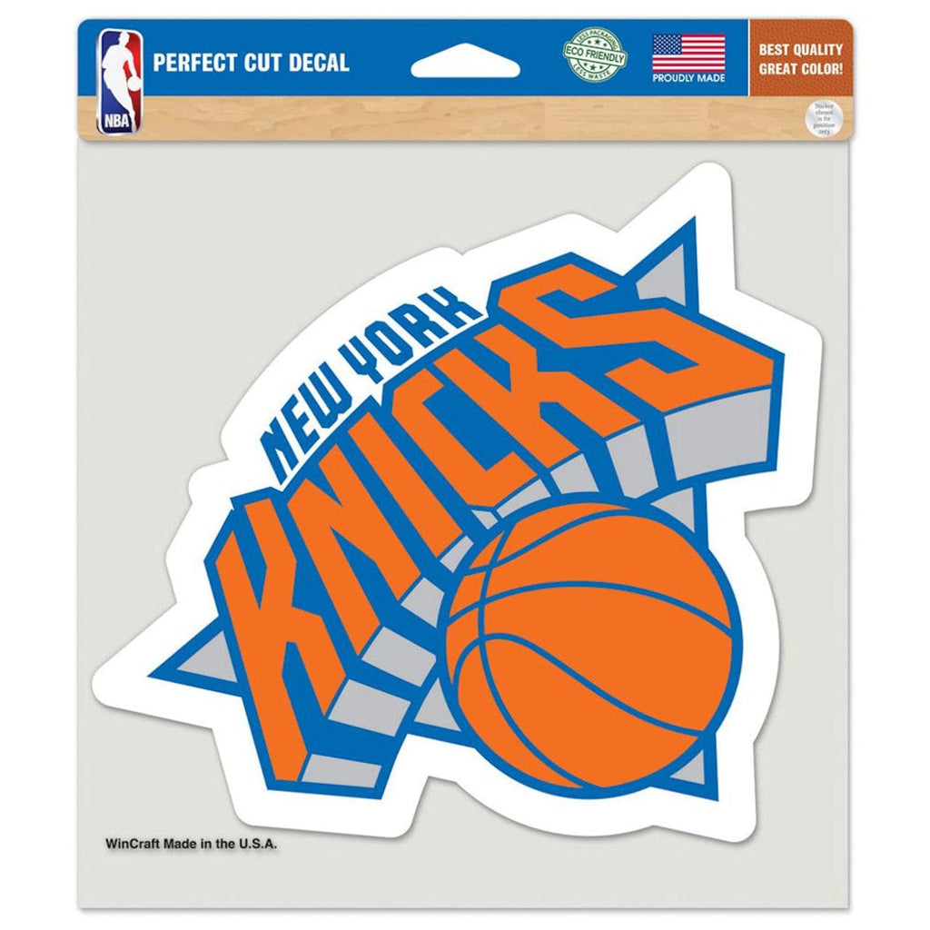 Decal 8x8 Perfect Cut Color New York Knicks Decal 8x8 Die Cut Color 032085840295