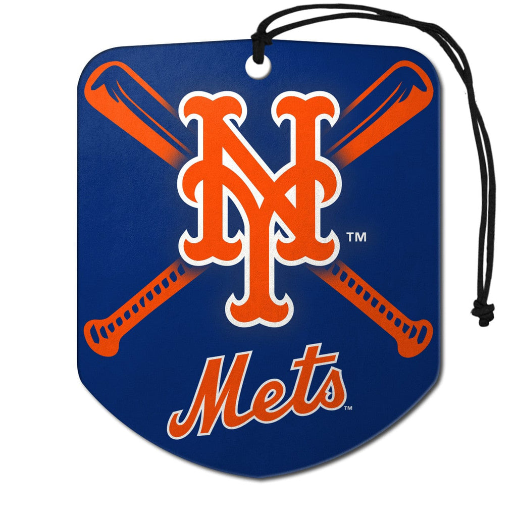 Air Fresheners New York Mets Air Freshener Shield Design 2 Pack 681620553185