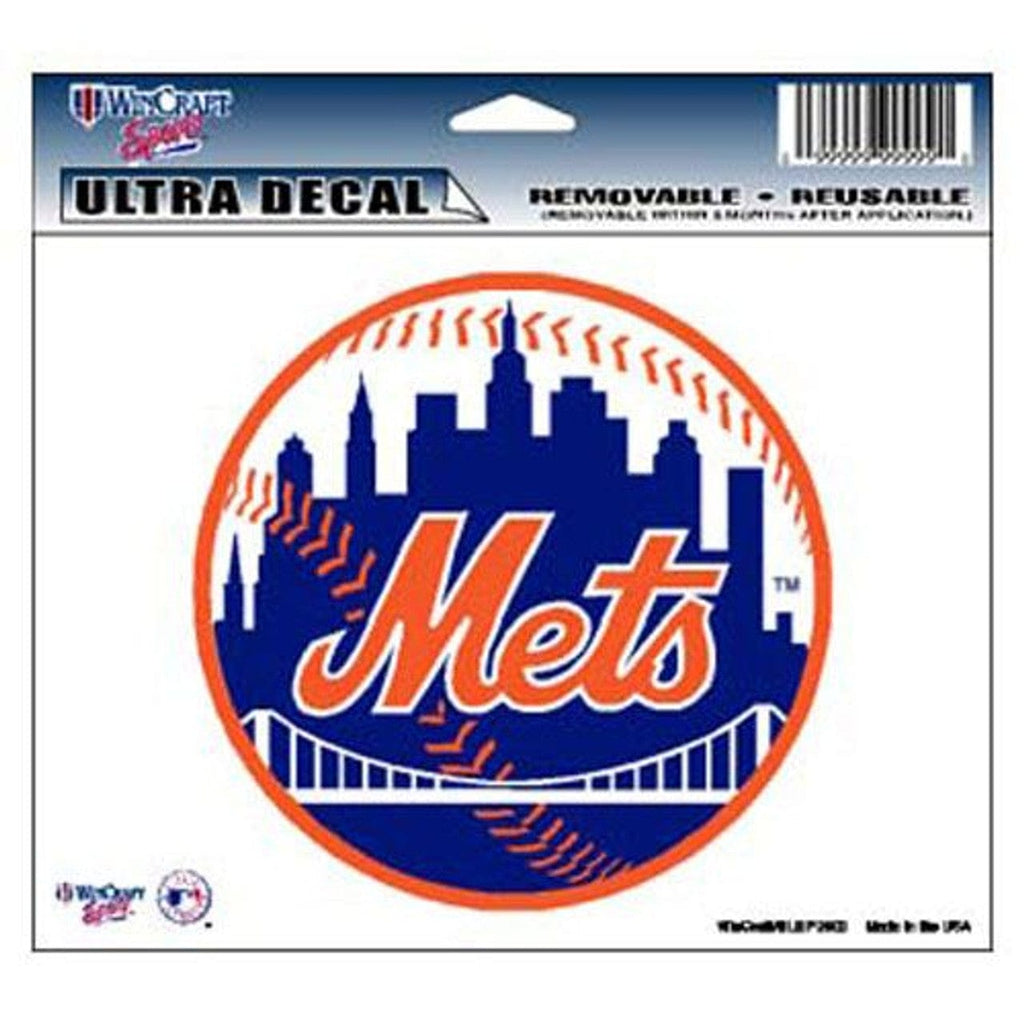 Decal 5x6 Multi Use Color New York Mets Decal 5x6 Ultra Color 032085144249