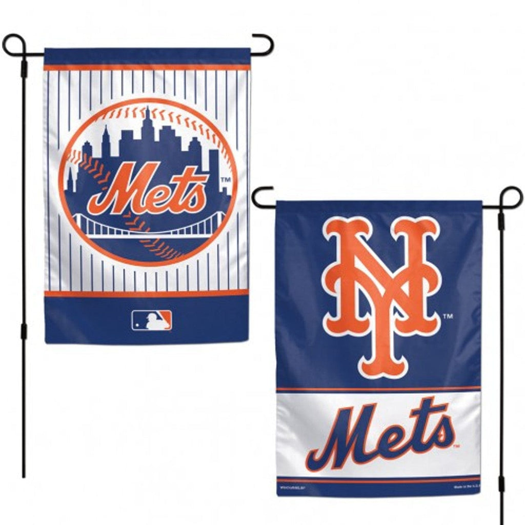 Flags 12x18 New York Mets Flag 12x18 Garden Style 2 Sided 032085160942