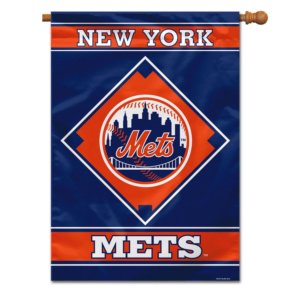 New York Mets New York Mets Flag 28x40 House 1-Sided CO 023245646345