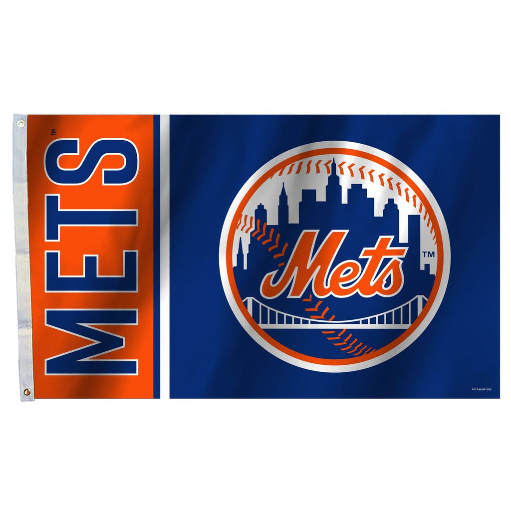New York Mets New York Mets Flag 3x5 Banner CO 023245642347