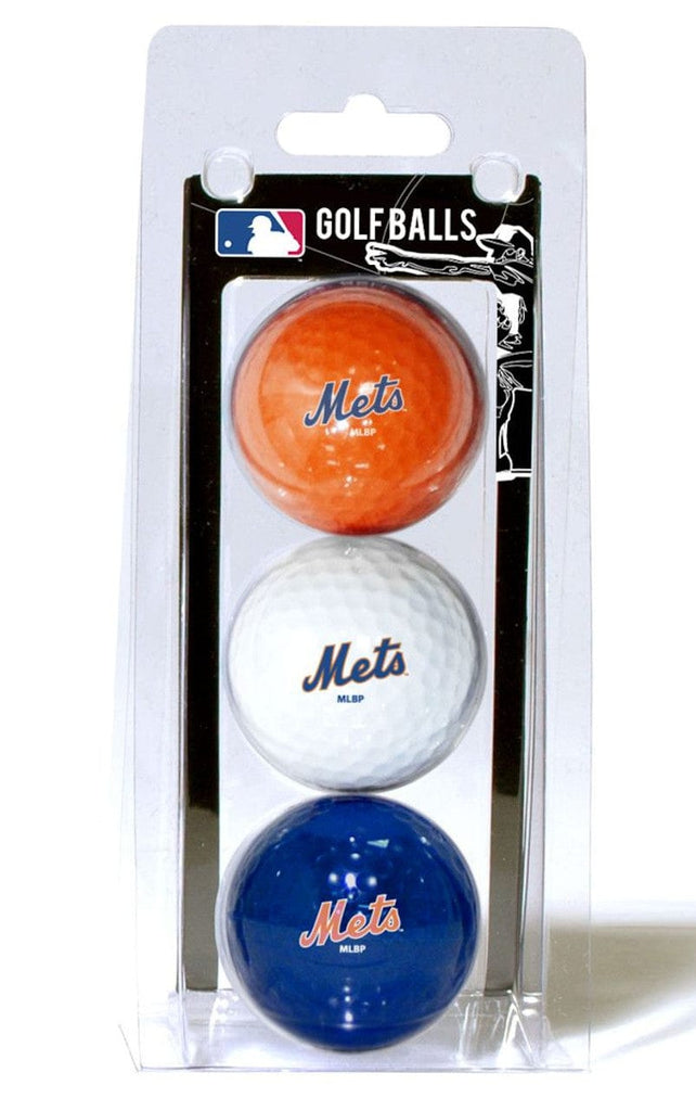 Golf Balls 3 Pack New York Mets Golf Balls 3 Pack 637556967053