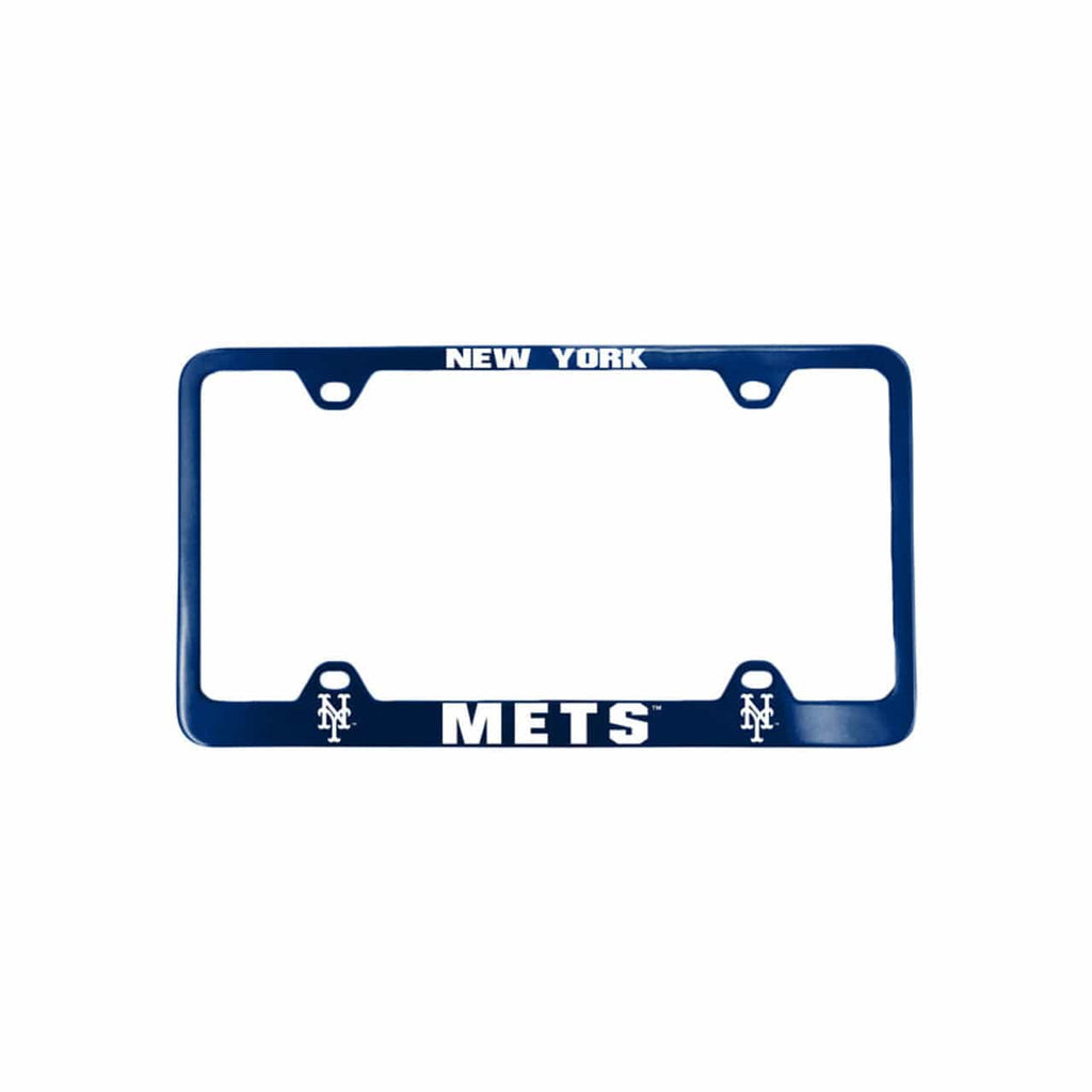 License Plate Frame Laser Cut New York Mets License Plate Frame Laser Cut Blue 023245619349