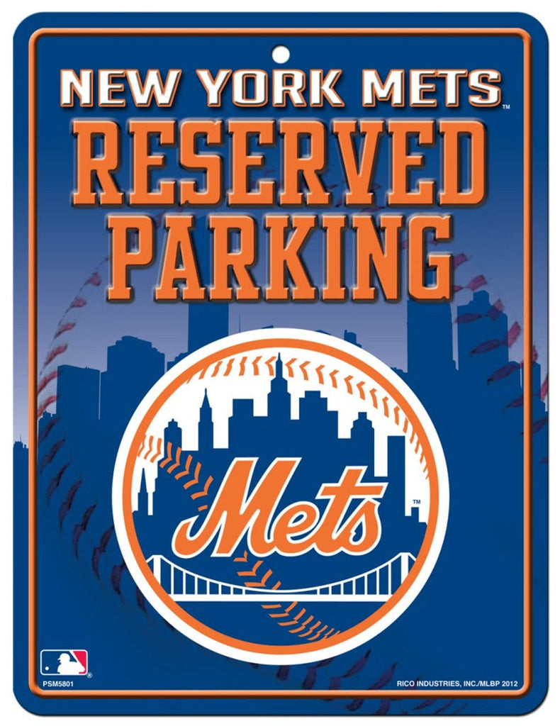 Sign Metal Parking New York Mets Metal Parking Sign 094746550158