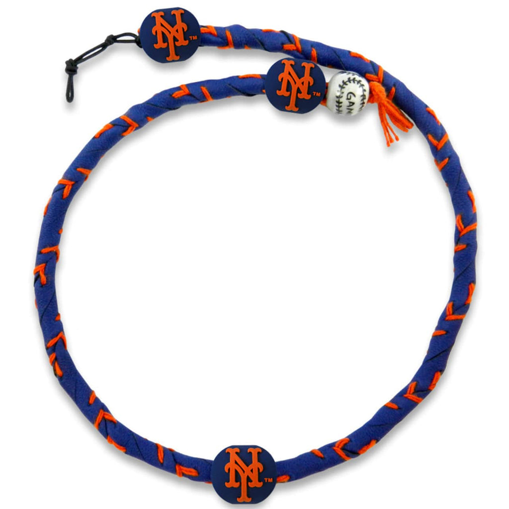 New York Mets New York Mets Necklace Frozen Rope Team Color Baseball CO 844214042100