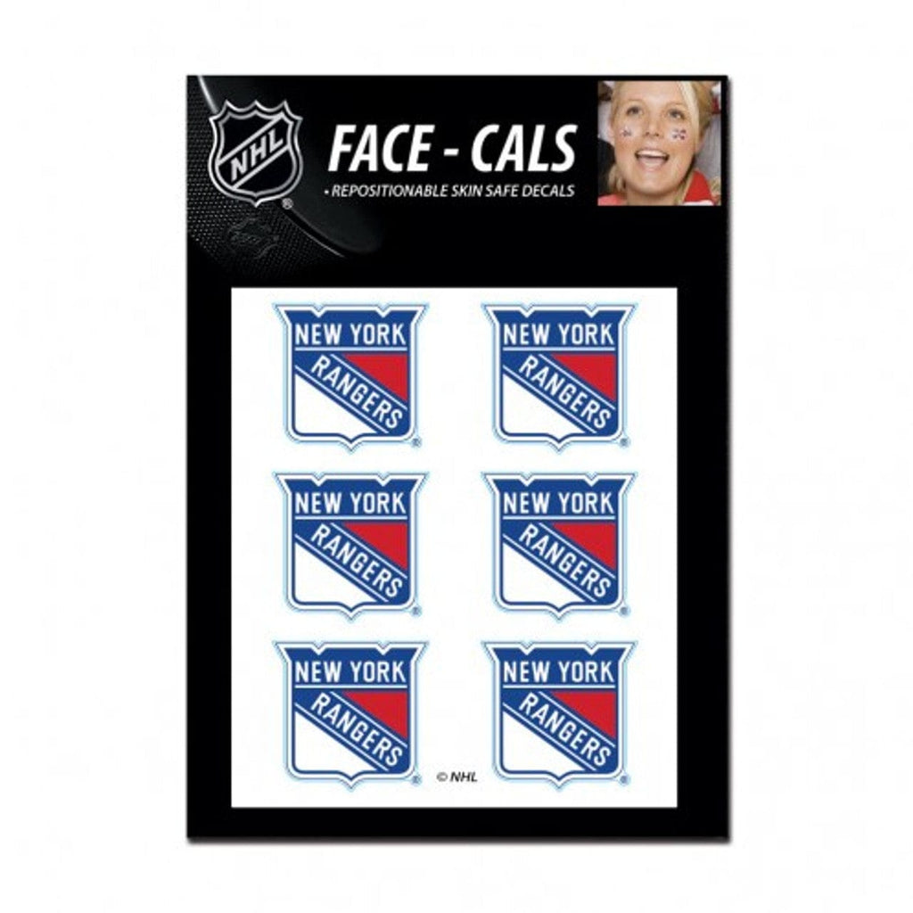 Face Cals New York Rangers Tattoo Face Cals Special Order 614934596630