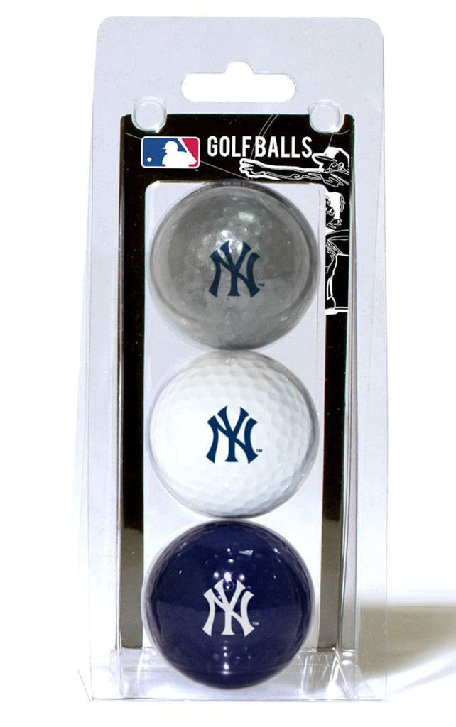 Golf Balls 3 Pack New York Yankees 3 Pack of Golf Balls 637556968050