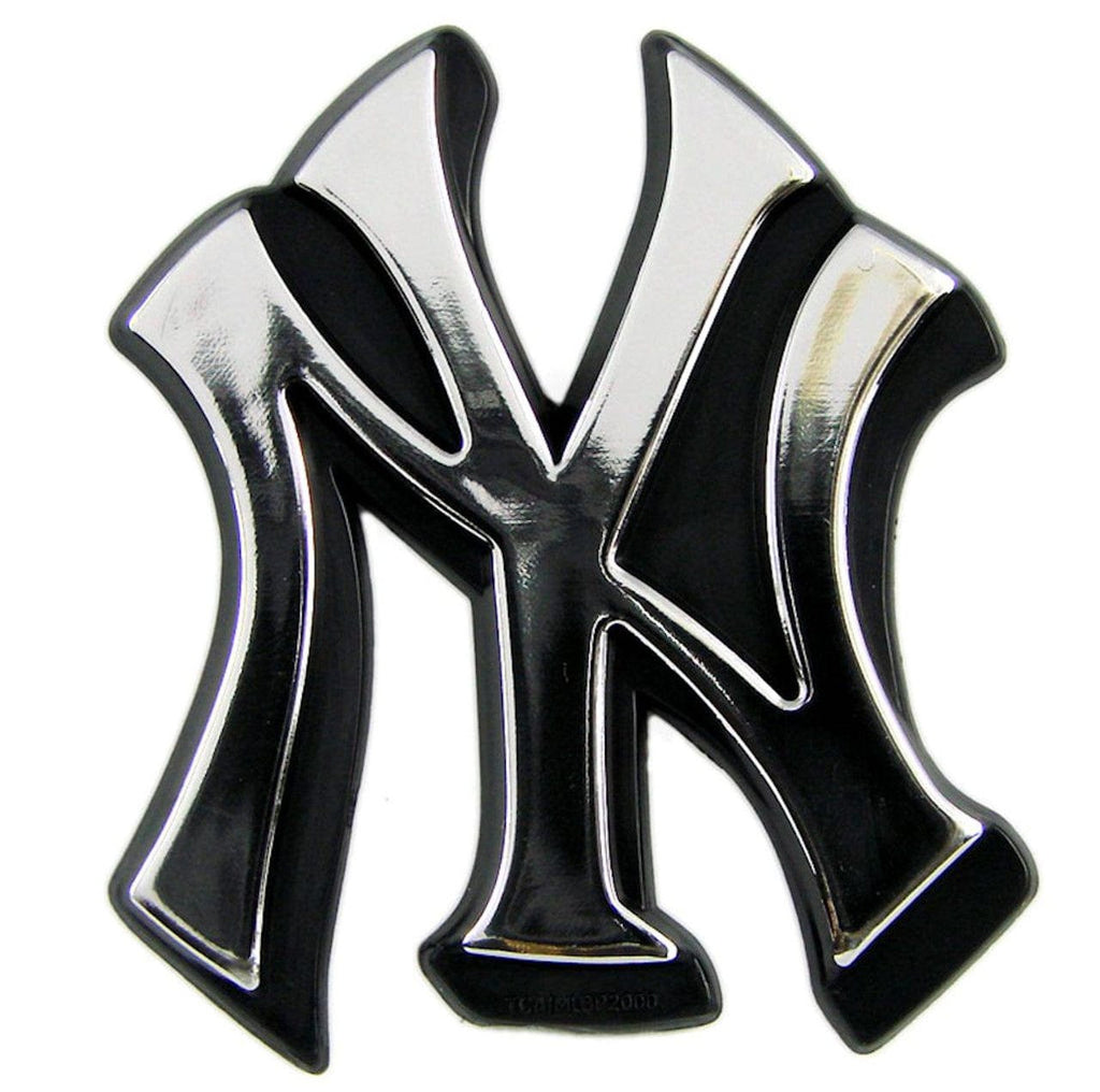 Auto Emblem Chrome New York Yankees Auto Emblem - Silver 681620532005