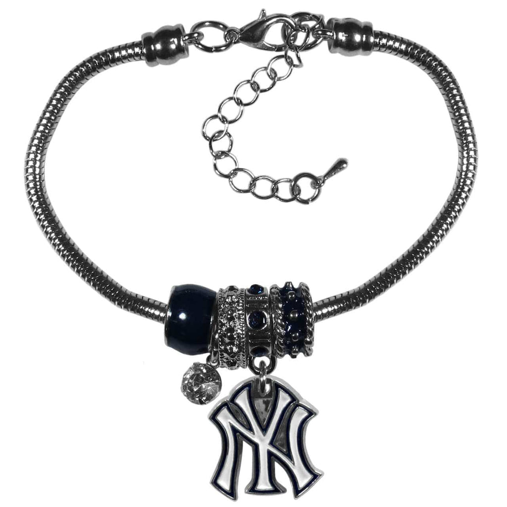 New York Yankees New York Yankees Bracelet Euro Bead Style CO 754603659140