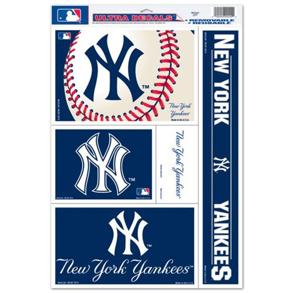 Decal 11x17 Multi Use New York Yankees Decal 11x17 Ultra 032085155696