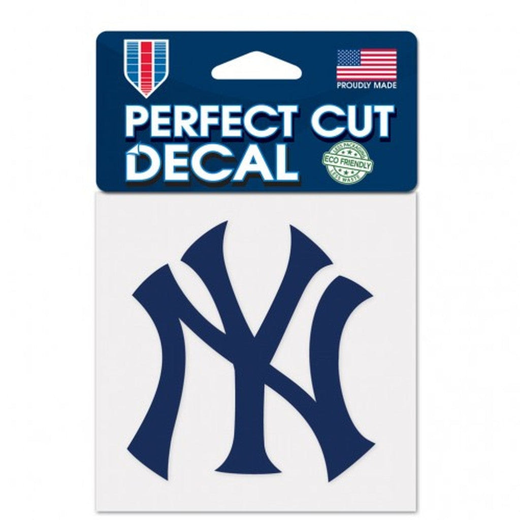 Decal 4x4 Perfect Cut Color New York Yankees Decal 4x4 Perfect Cut Color 032085457936