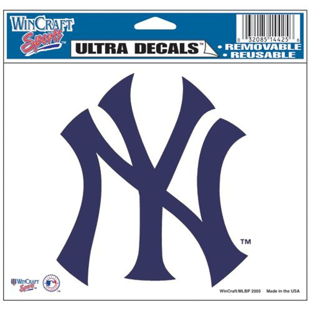 Decal 5x6 Multi Use Color New York Yankees Decal 5x6 Ultra Color 032085144256