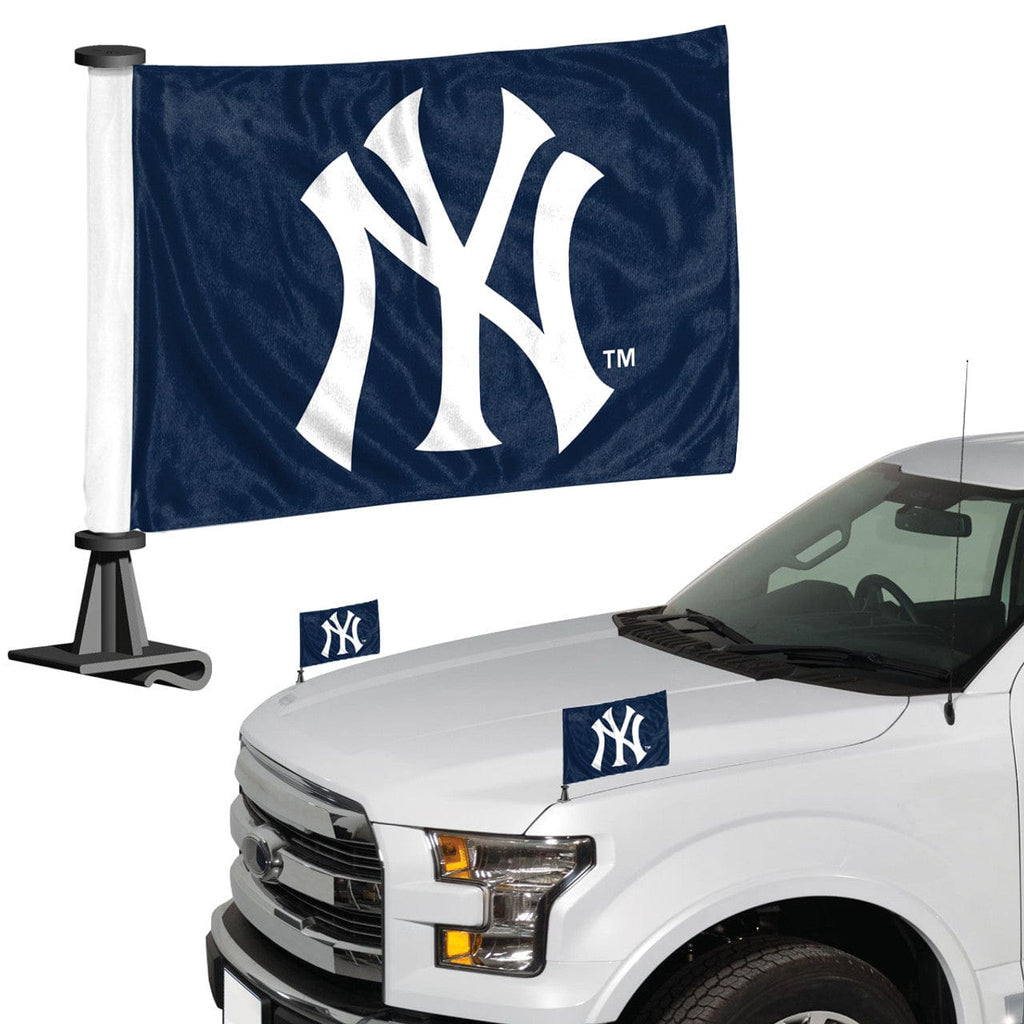 Flags Ambassador New York Yankees Flag Set 2 Piece Ambassador Style 681620898200