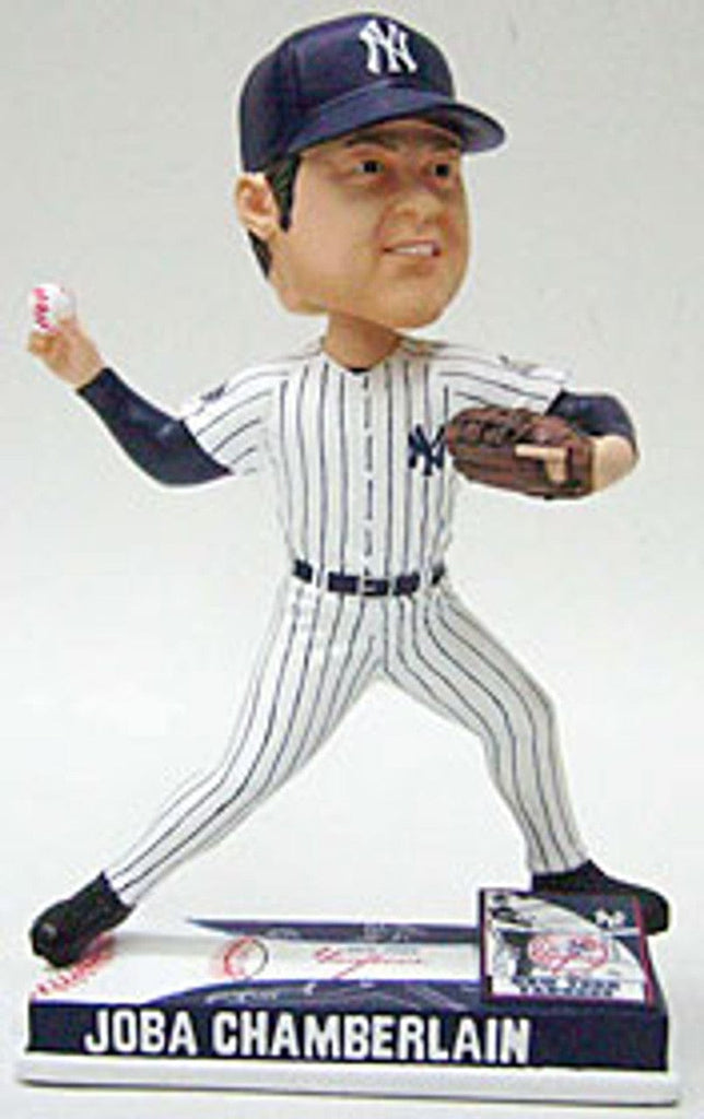 New York Yankees New York Yankees Joba Chamberlain Forever Collectibles On Field Bobblehead CO 681329703874