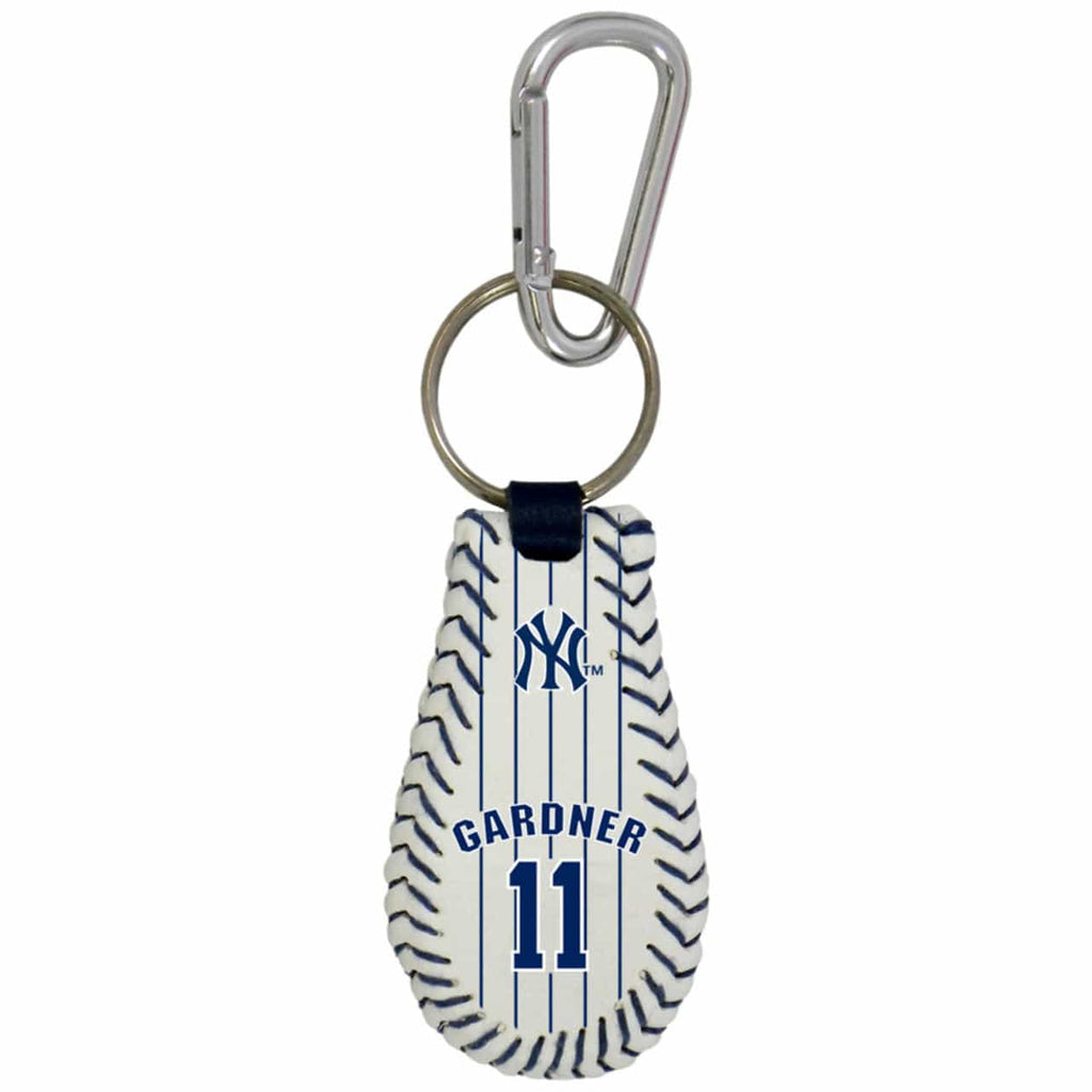 New York Yankees New York Yankees Keychain Baseball Pink Pinstripe CO 844214046078