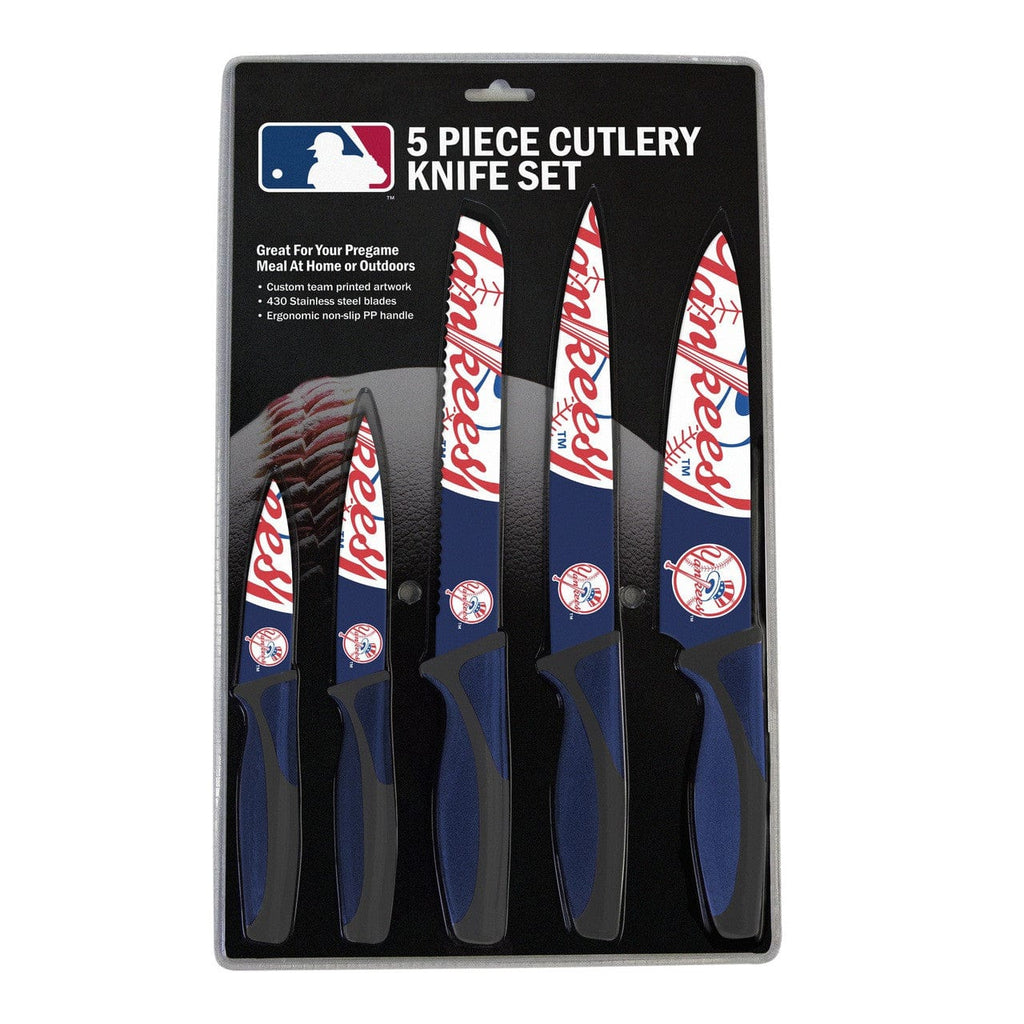 Knife Set Kitchen 5 Pack New York Yankees Knife Set - Kitchen - 5 Pack 771831115194