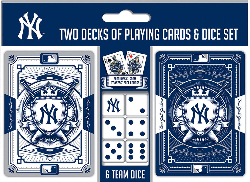 Playing Cards and Dice Set New York Yankees Playing Cards and Dice Set 705988013300