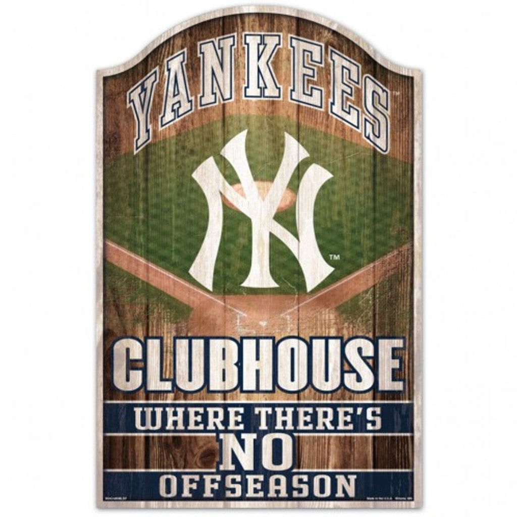 Sign 11x17 Fan Cave New York Yankees Sign 11x17 Wood Fan Cave Design 032085289179