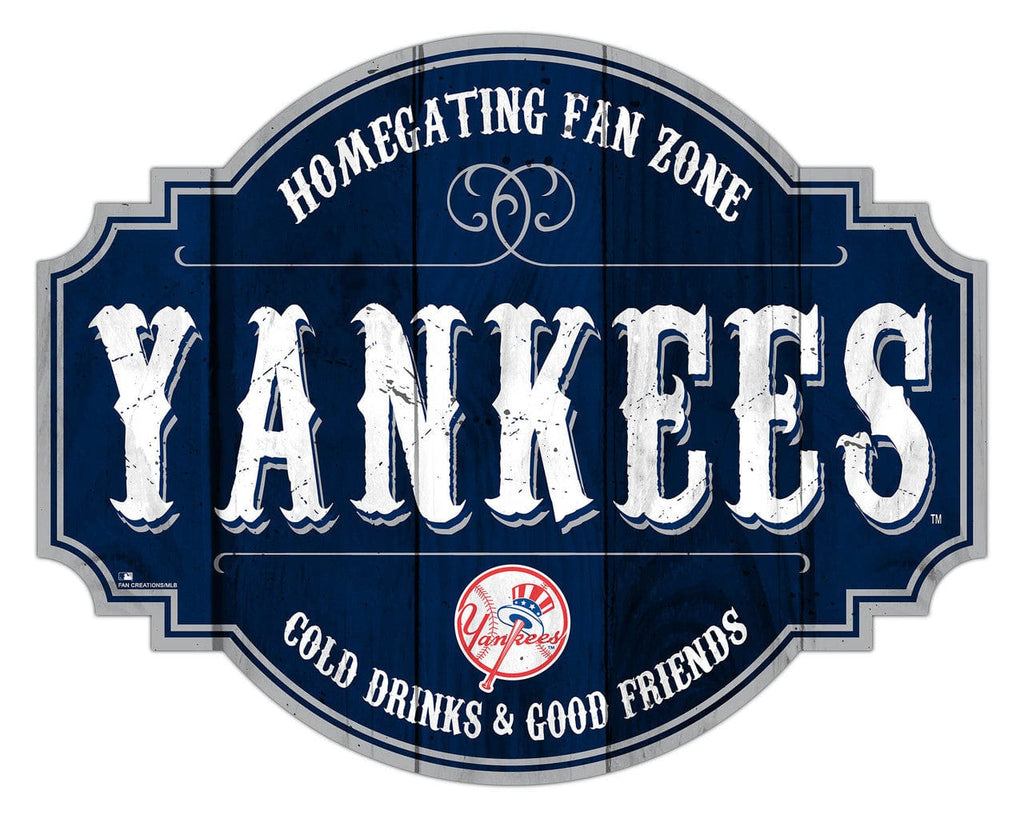 Signs New York Yankees Sign Wood 12 Inch Homegating Tavern 878461185617