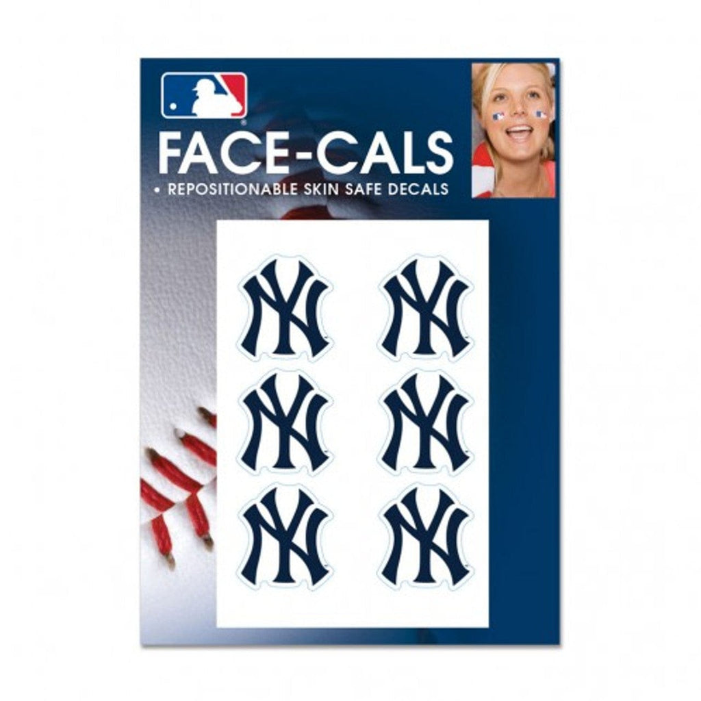 Face Cals New York Yankees Tattoo Face Cals 614934637852