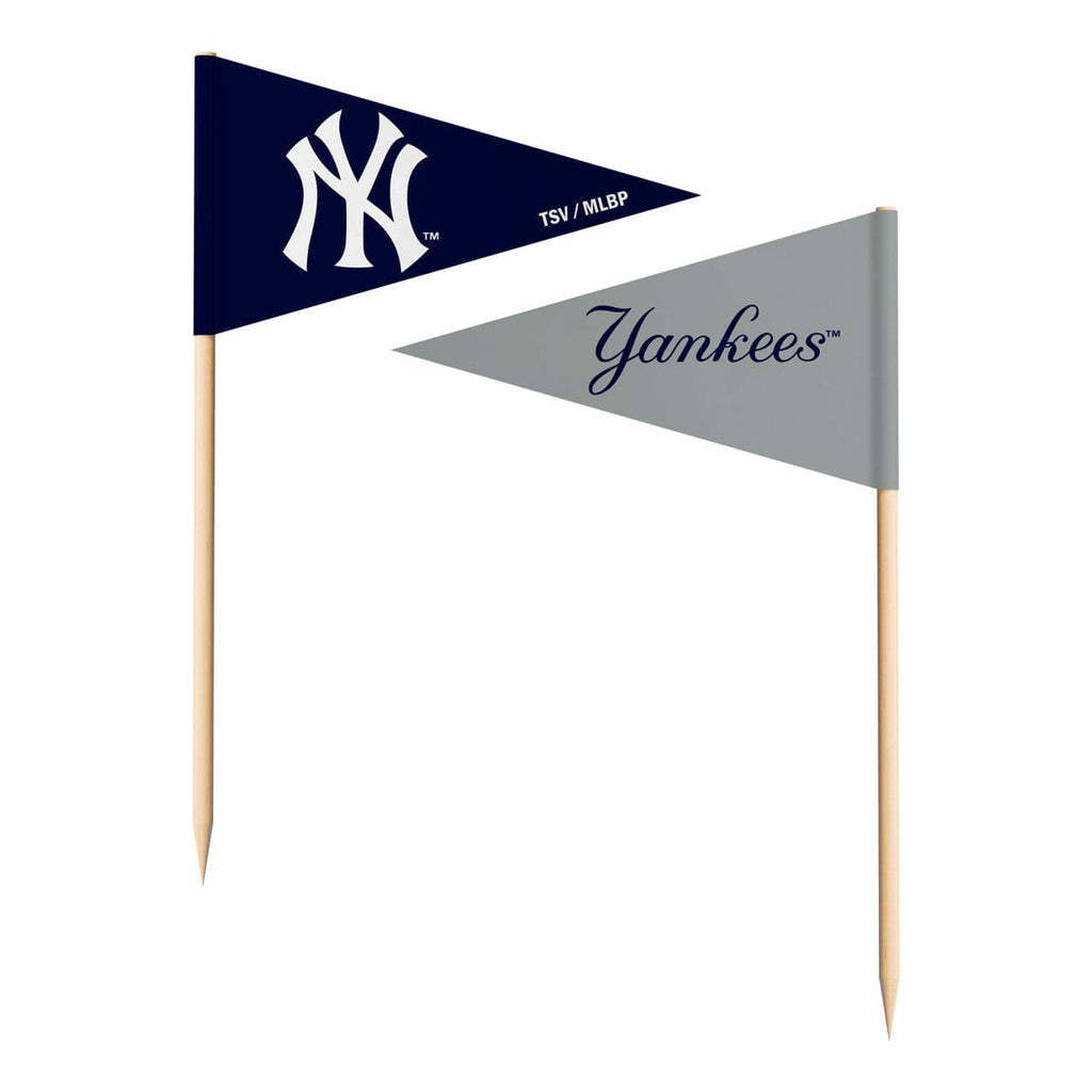 Toothpicks 36 Piece New York Yankees Toothpick Flags 771831385191