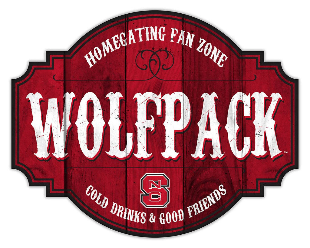 Signs North Carolina State Wolfpack Sign Wood 12 Inch Homegating Tavern 878461182029