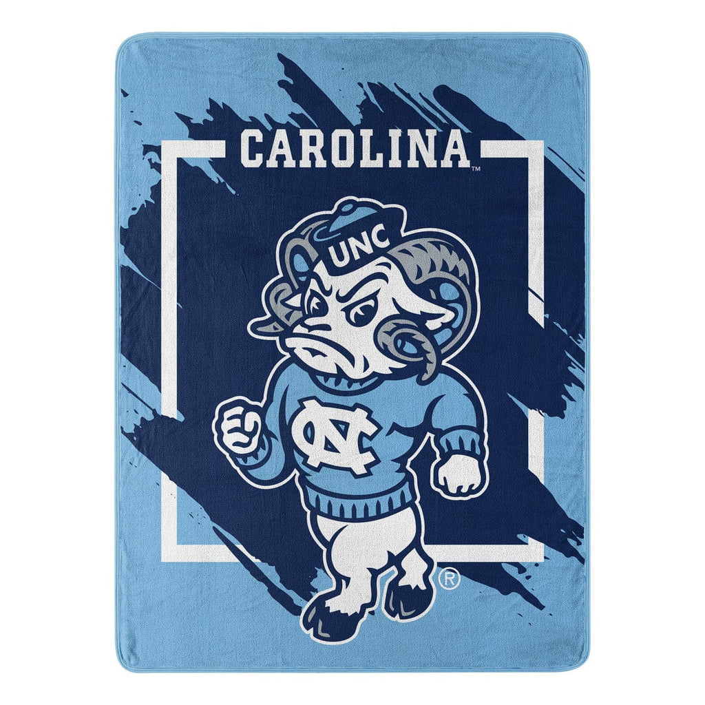 Blankets North Carolina Tar Heels Blanket 46x60 Micro Raschel Dimensional Design Rolled 190604330587