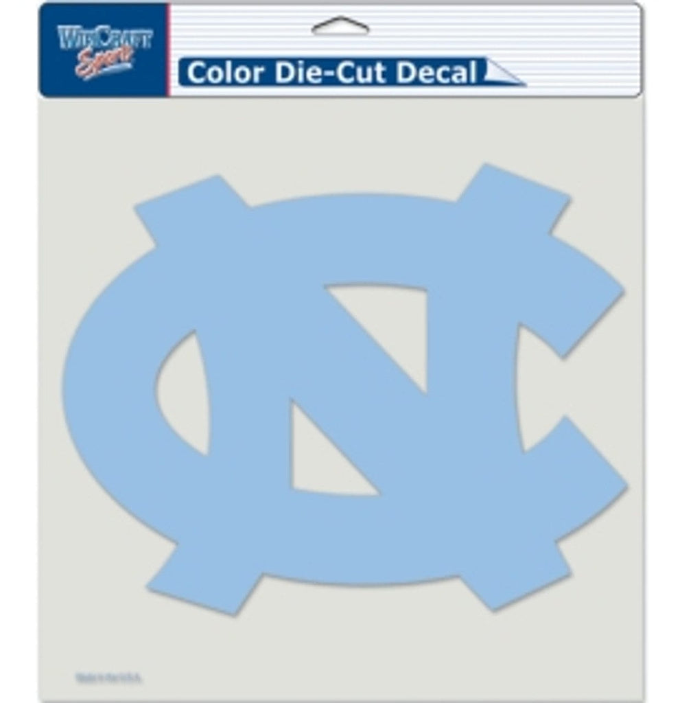 Decal 8x8 Perfect Cut Color North Carolina Tar Heels Decal 8x8 Die Cut Color 032085803443