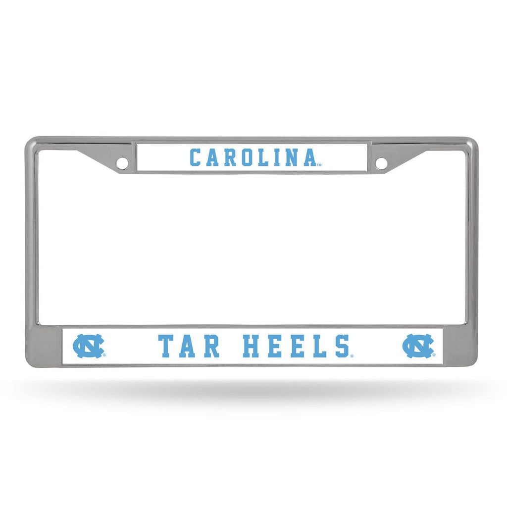 License Frame Chrome North Carolina Tar Heels License Plate Frame Chrome 611407250396