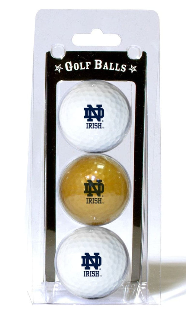 Golf Balls 3 Pack Notre Dame Fighting Irish 3 Pack of Golf Balls 637556227058