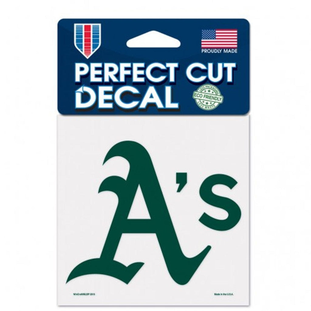 Decal 4x4 Perfect Cut Color Oakland Athletics Decal 4x4 Perfect Cut Color 032085938190